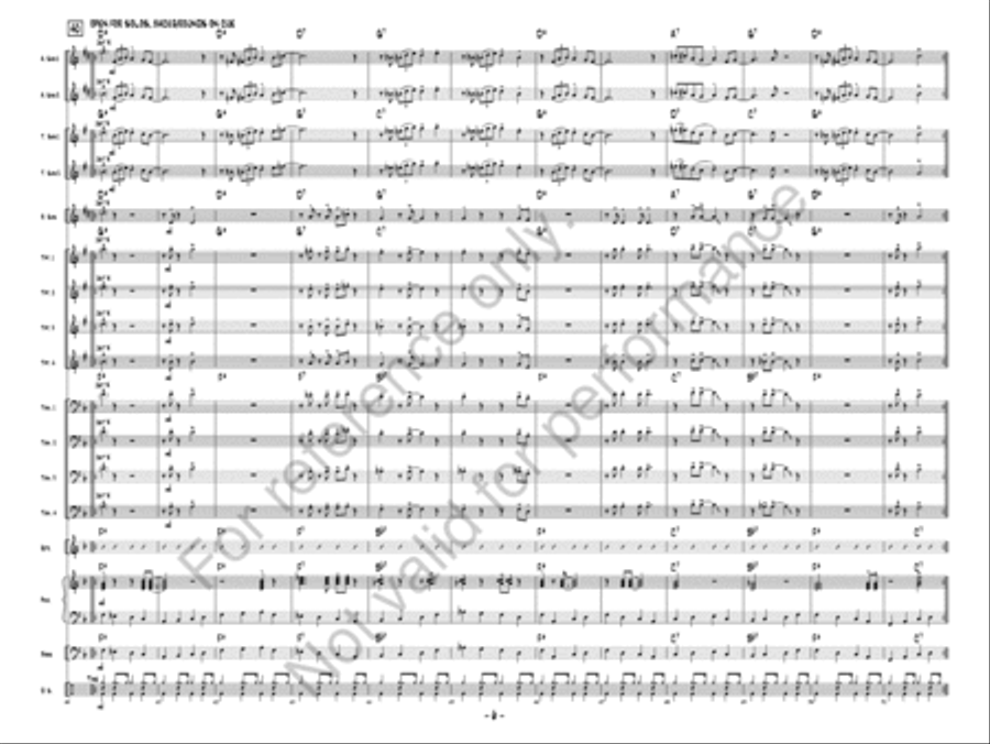 Cage Free Trombones Jazz Ensemble scores gallery preview page 7
