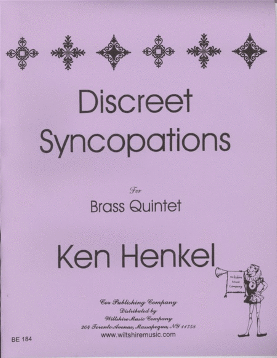 Discreet Syncopations Brass Quintet scores gallery preview page 1