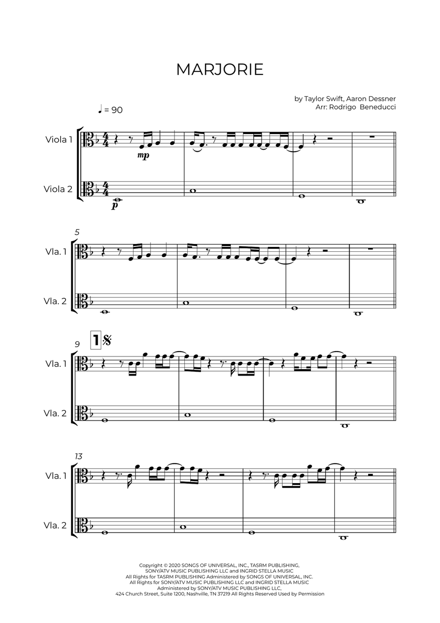 Marjorie String Duet scores gallery preview page 2