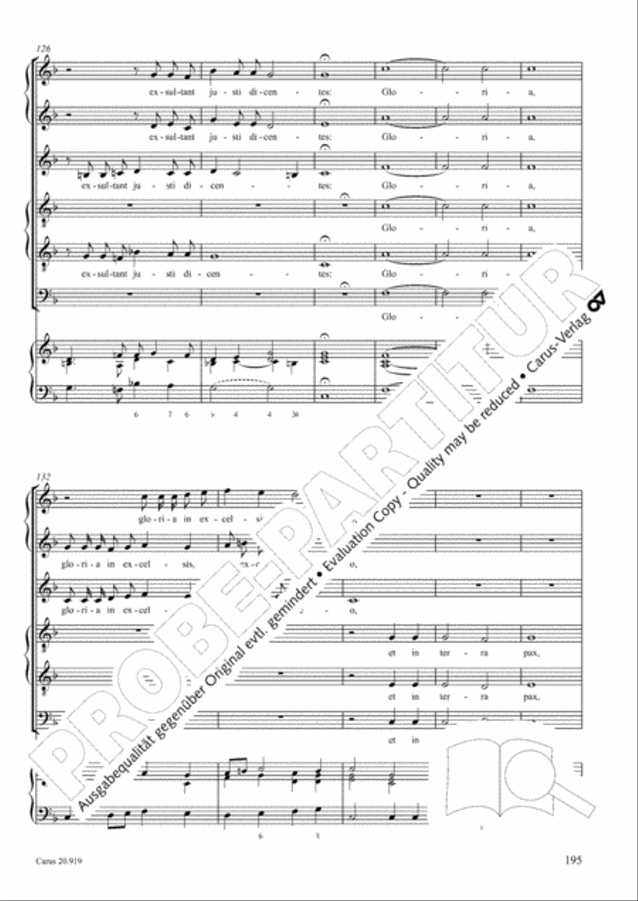 Opera varia I. Works with 1-7 parts (Complete edition, vol. 19) [Werke mit 1-7 obligaten Stimmen] Score scores gallery preview page 252