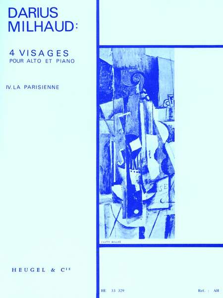 4 Visages No.4 La Parisienne Alto et Piano