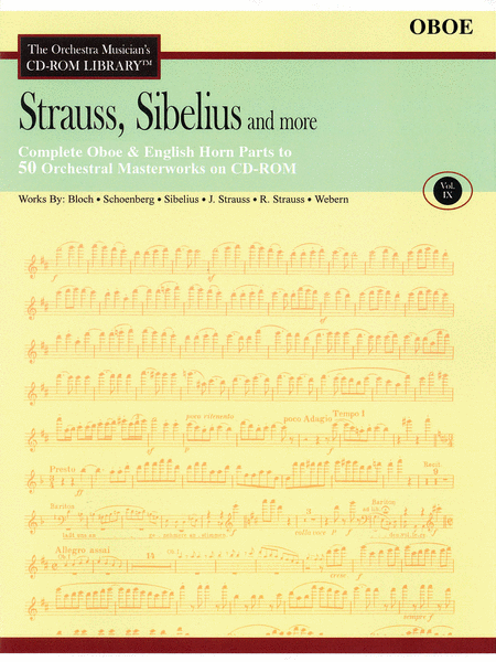 Strauss, Sibelius and More - Volume IX (Oboe)