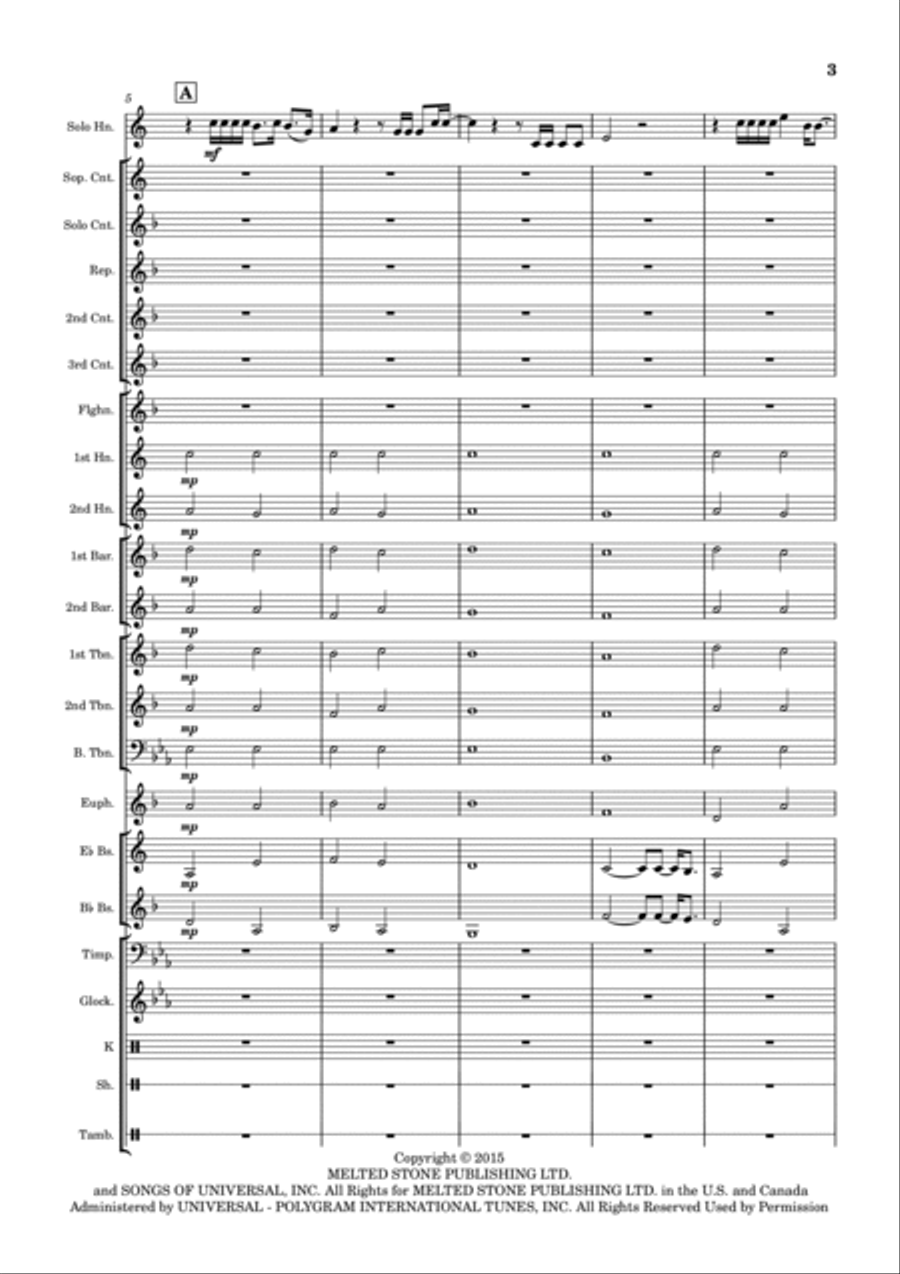 When We Were Young Brass Band scores gallery preview page 3