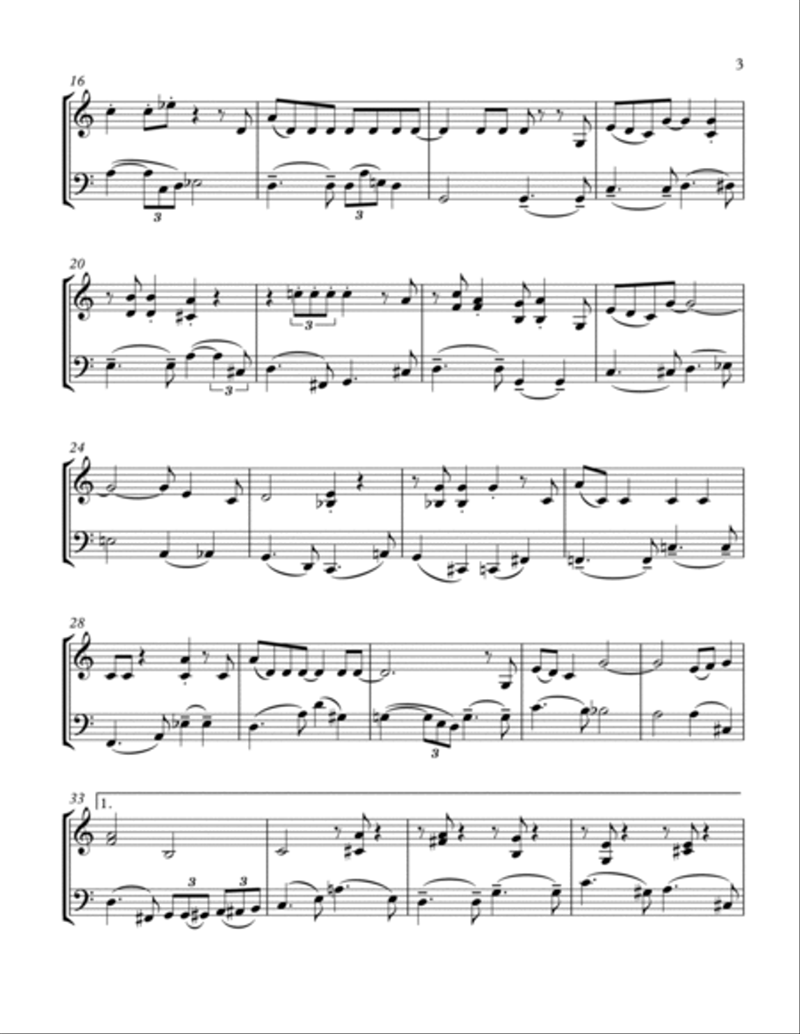 Baby, It's Cold Outside String Duet scores gallery preview page 5