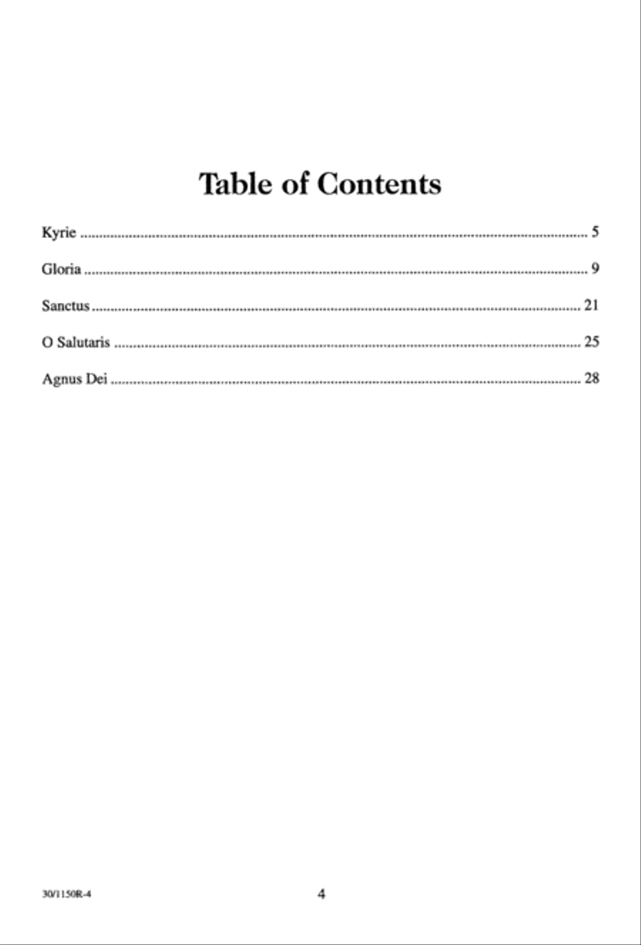 Messe Brève 2-Part scores gallery preview page 5