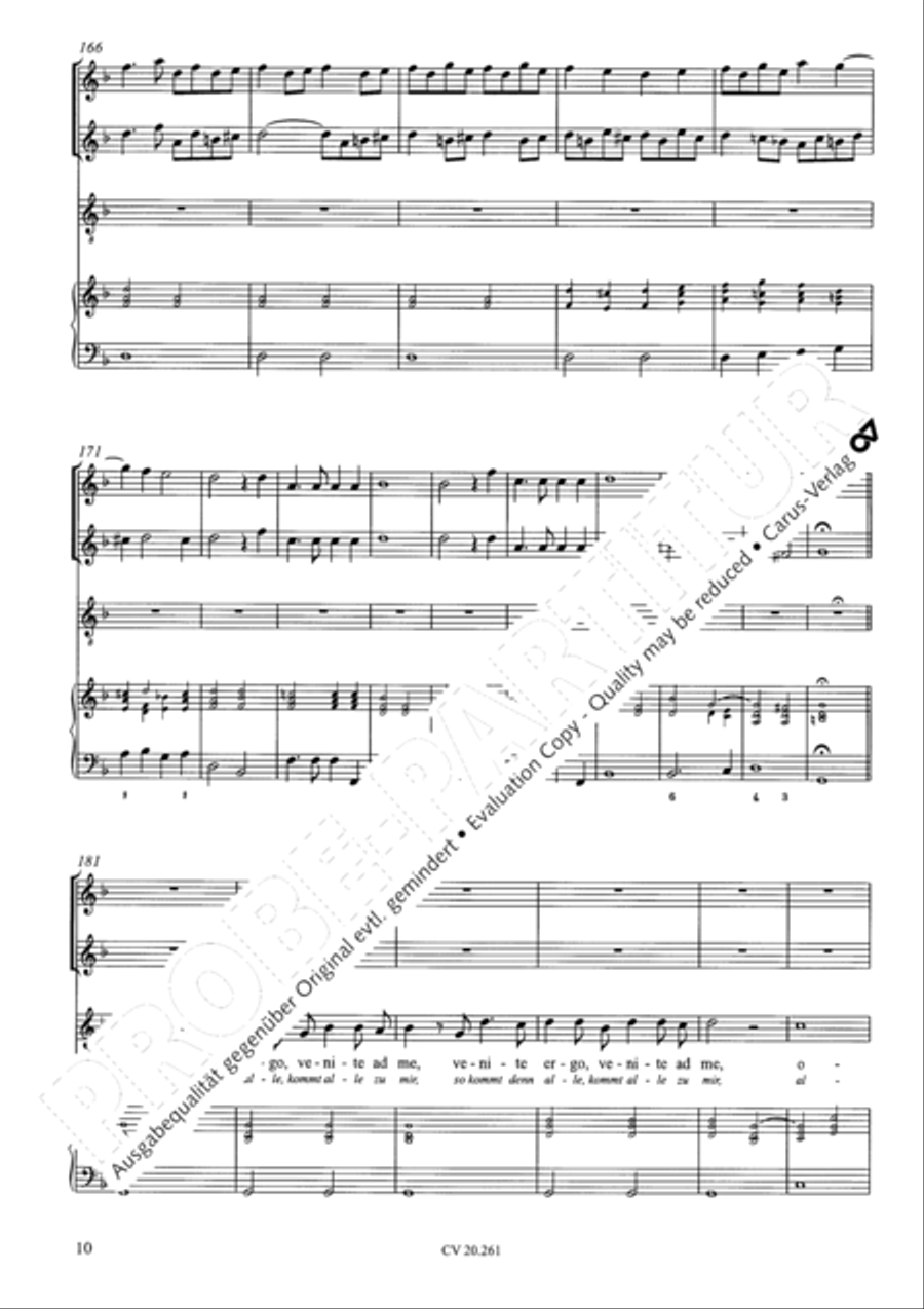 Venite ad me (Kommt alle zu mir) Tenor Voice scores gallery preview page 11