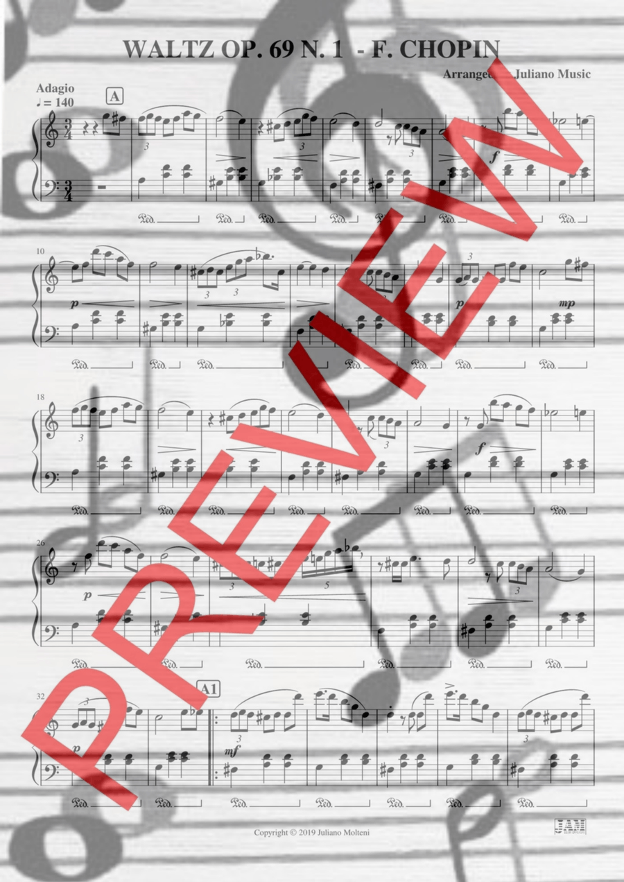 F. CHOPIN - EASY PIANO ARRANGEMENT F. CHOPIN - EASY PIANO ARRANGEMENT Piano Method scores gallery preview page 4