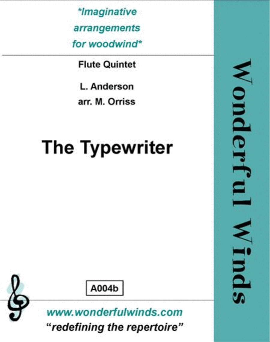 The Typewriter Flute scores gallery preview page 1