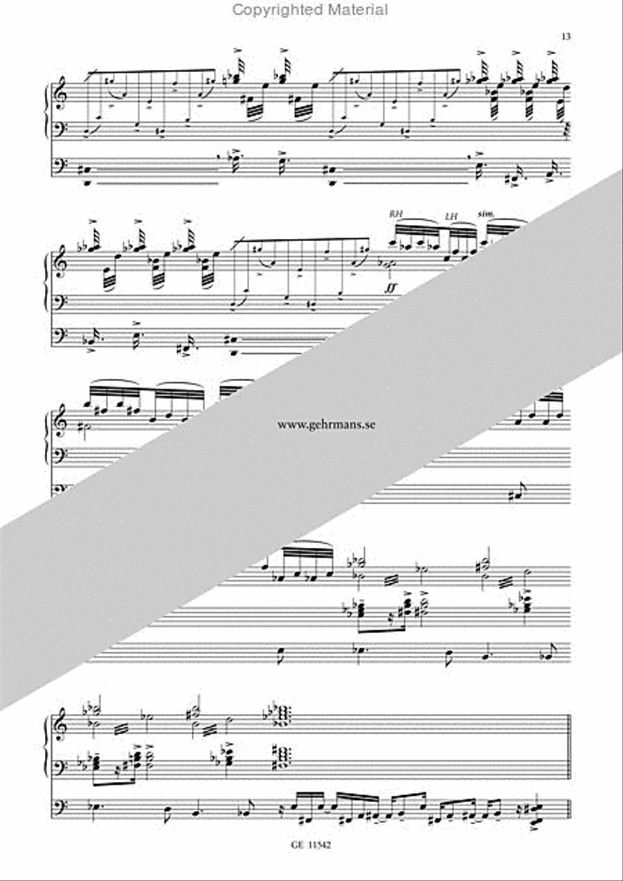 Tragoedia Organ scores gallery preview page 14