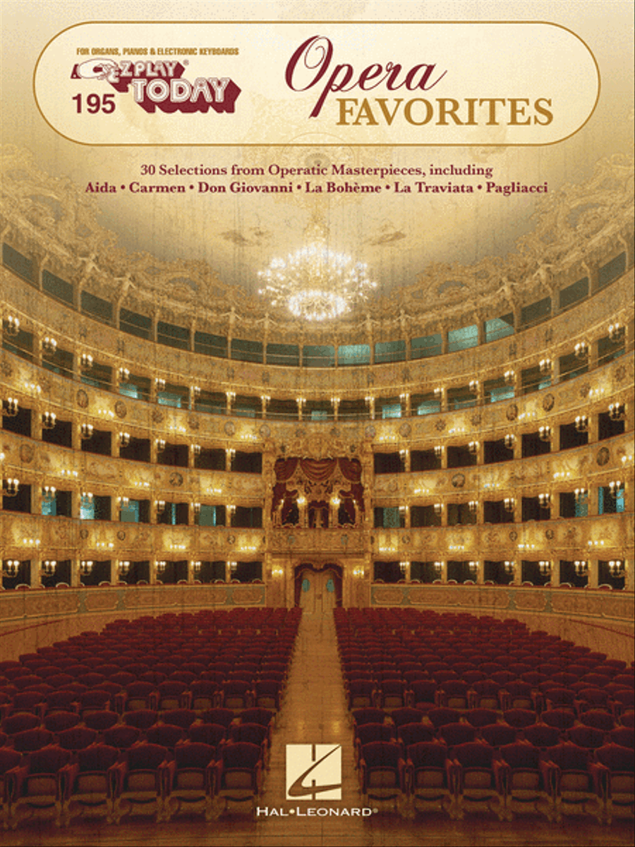 Opera Favorites Electronic Keyboard scores gallery preview page 1