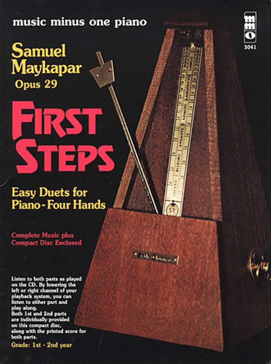 Samuel Maykapar - First Steps, Op. 29 1 Piano, 4-Hands scores gallery preview page 1