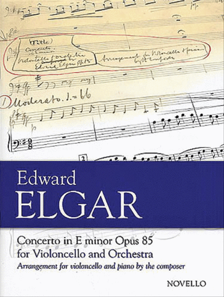 Concerto in E Minor, Op. 85 for Violoncello and Orchestra Piano Accompaniment scores gallery preview page 1