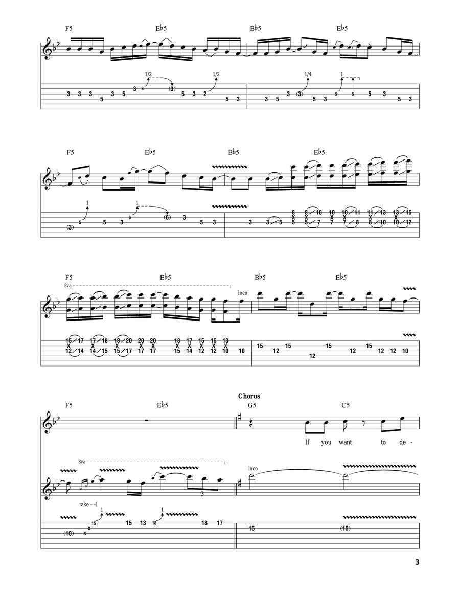 Undone - The Sweater Song Acoustic Guitar scores gallery preview page 3