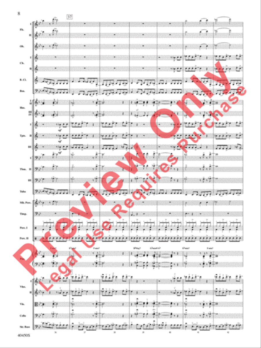 A Whitney Houston Tribute Full Orchestra scores gallery preview page 9