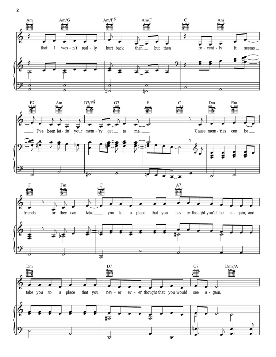 Recently Acoustic Guitar scores gallery preview page 2