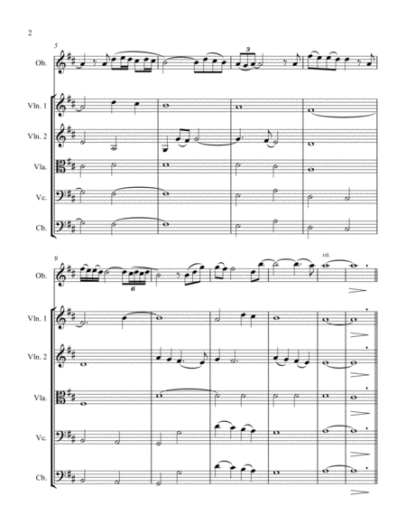 Gabriel's Oboe (Full Score)