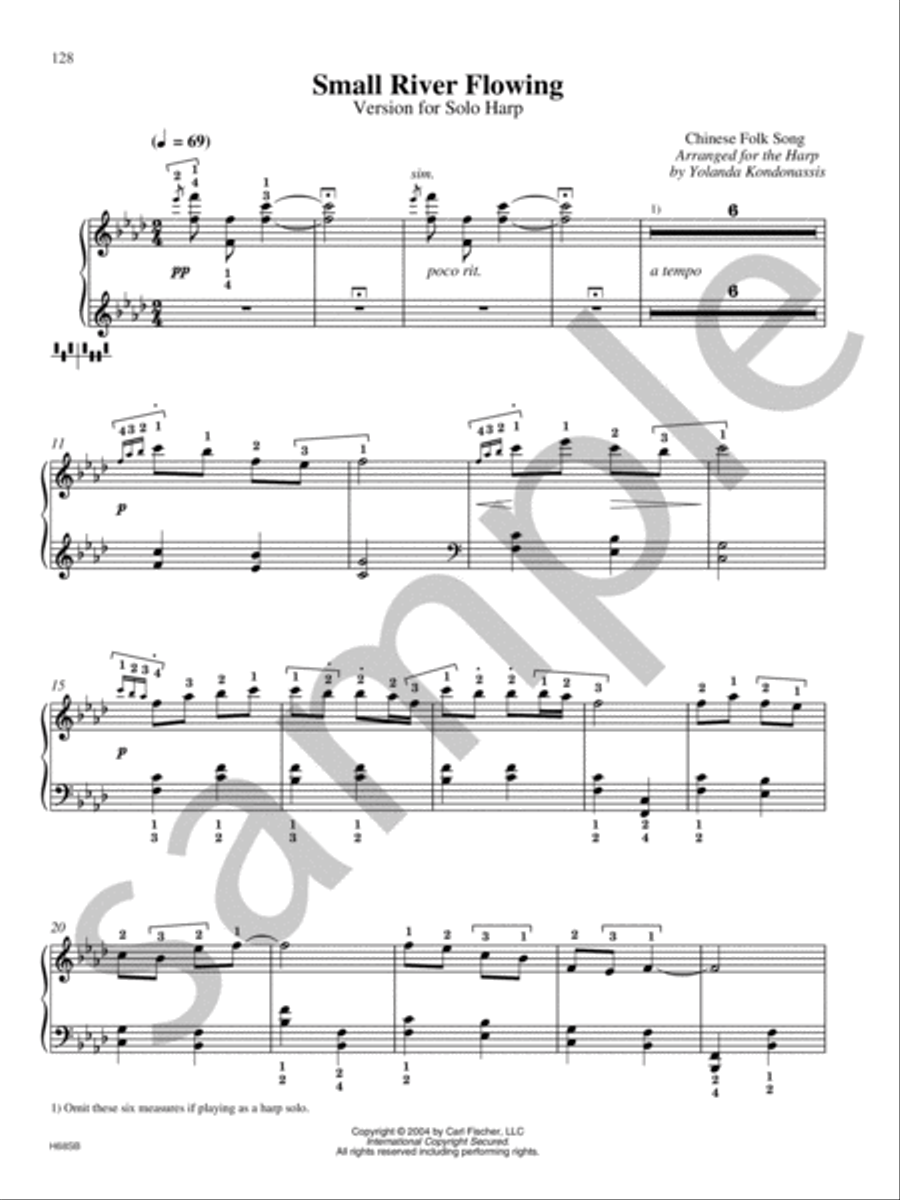 The Yolanda Kondonassis Collection Harp scores gallery preview page 17