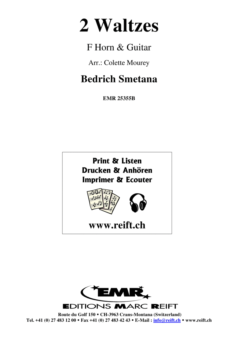 2 Waltzes 2 Waltzes Horn scores gallery preview page 1