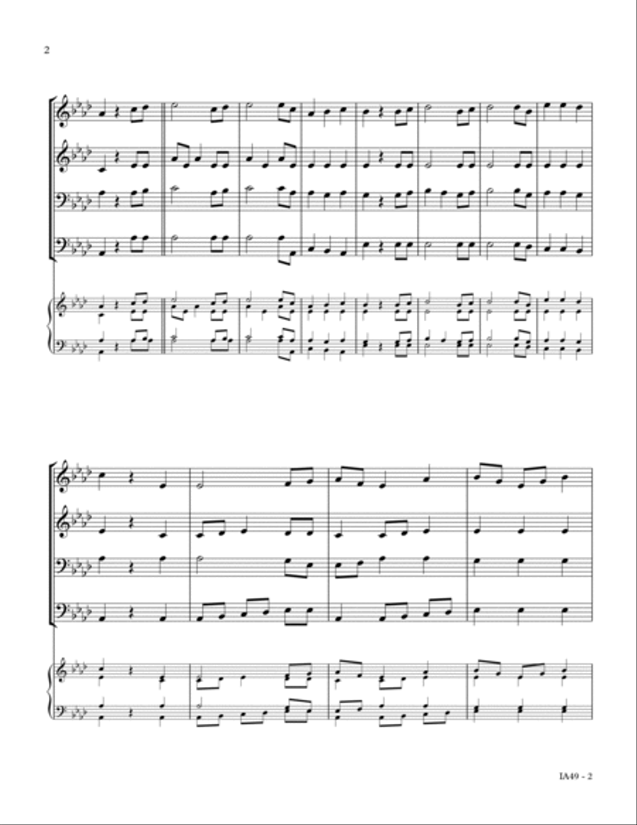 TO GOD BE THE GLORY TO GOD BE THE GLORY Small Ensemble scores gallery preview page 2