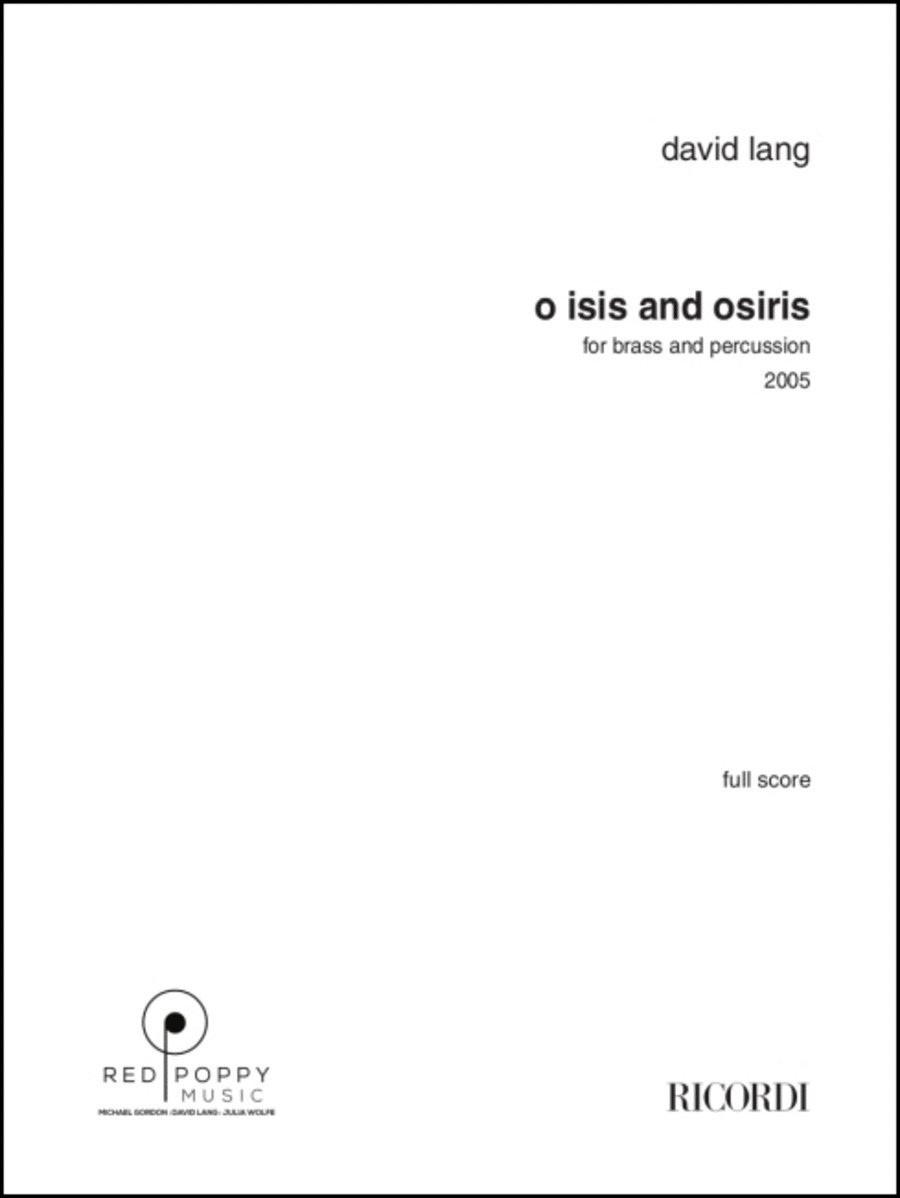 o isis and osiris