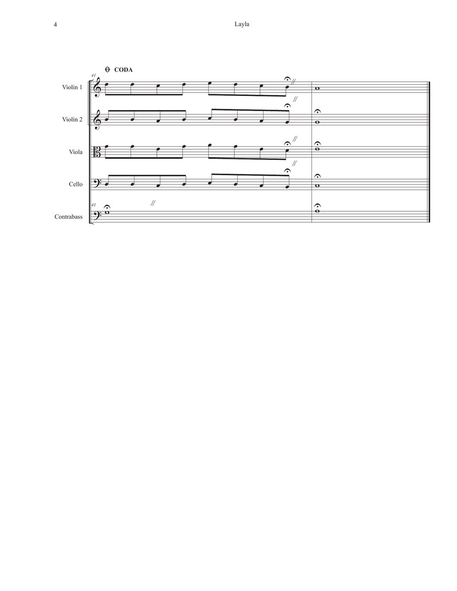 Layla String Orchestra scores gallery preview page 4