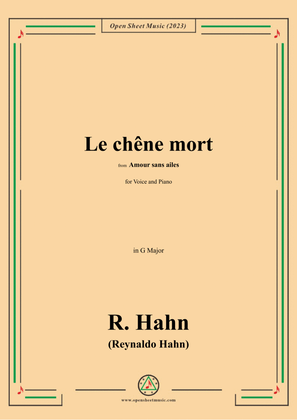 R. Hahn-Le chêne mort,in G Major