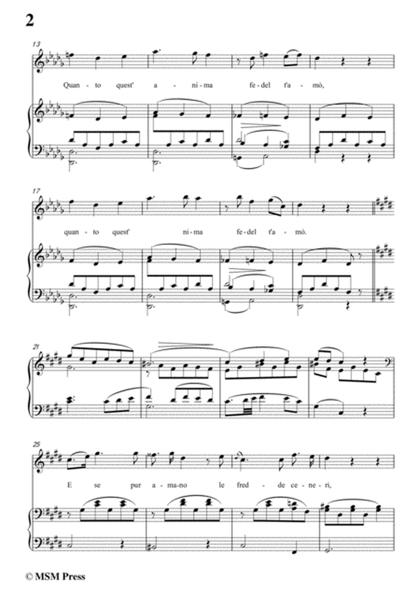 Schubert-Mio ben ricordati,in c sharp minor,for Voice&Piano image number null