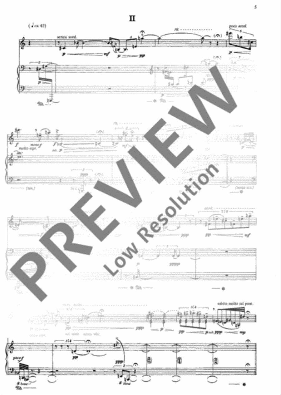 Songs without words Violin Solo scores gallery preview page 6