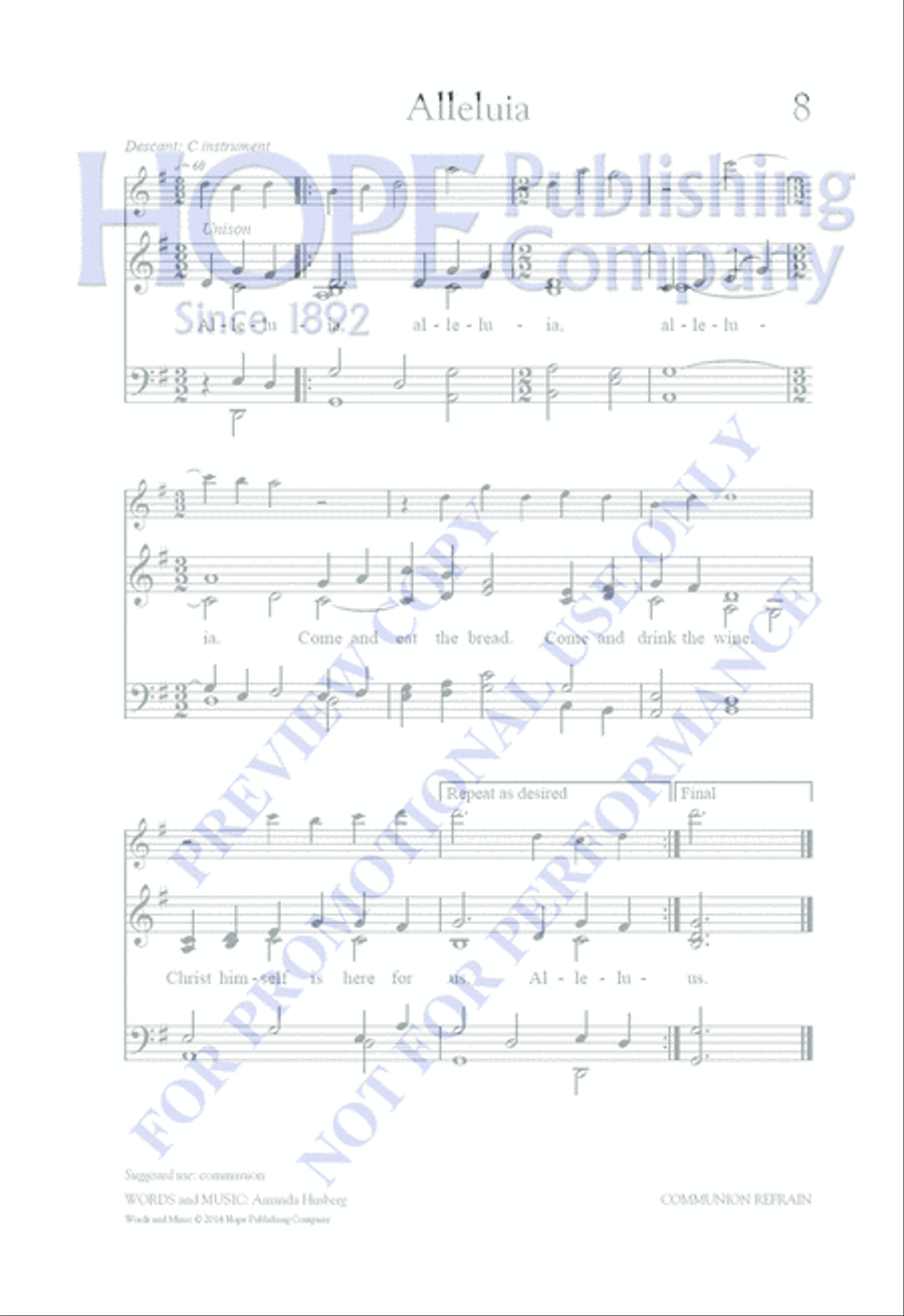 At Your Altars At Your Altars 4-Part scores gallery preview page 17