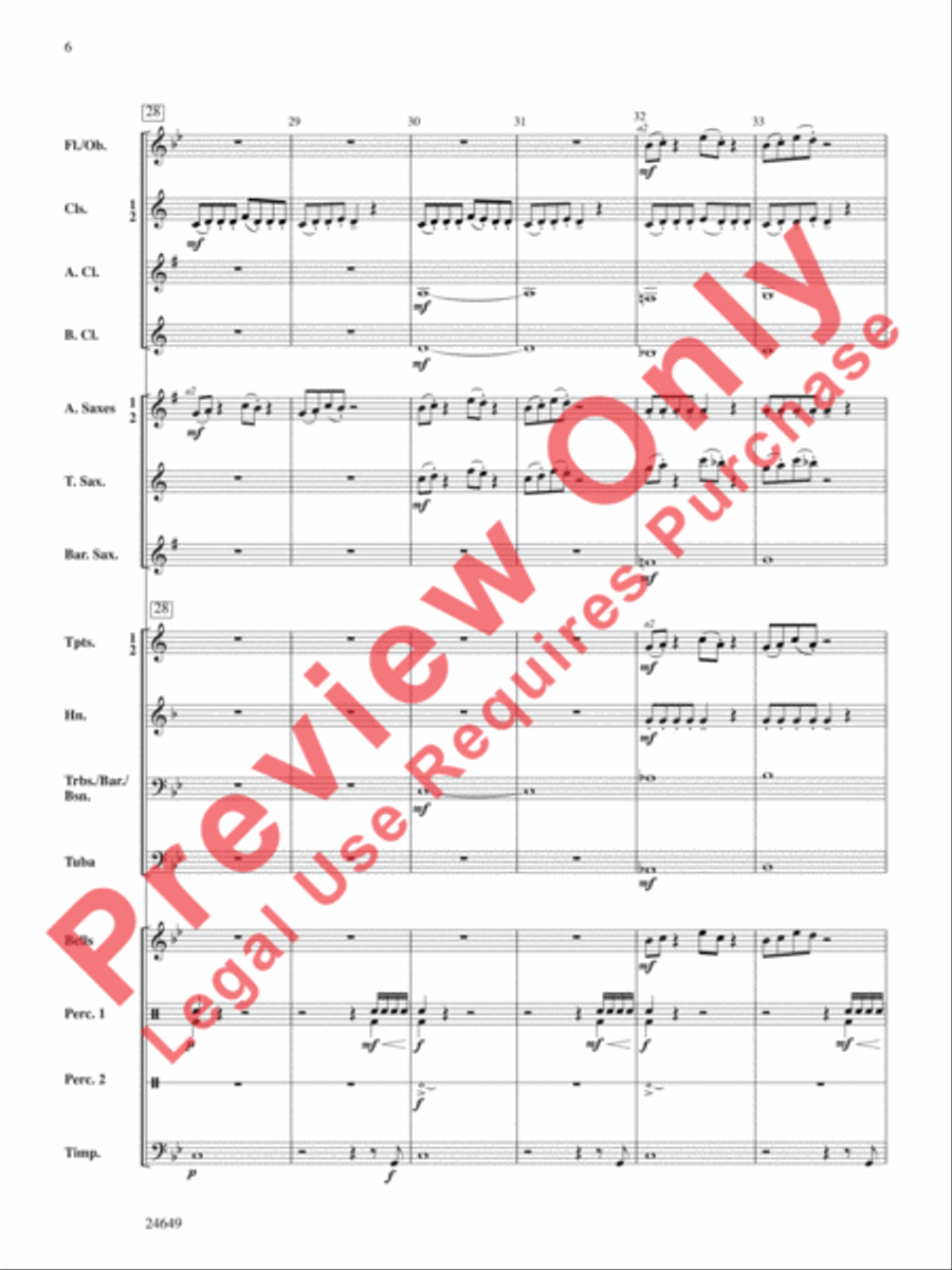 Crusade Concert Band scores gallery preview page 7