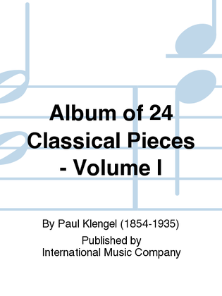 Album Of 24 Classical Pieces: Volume I