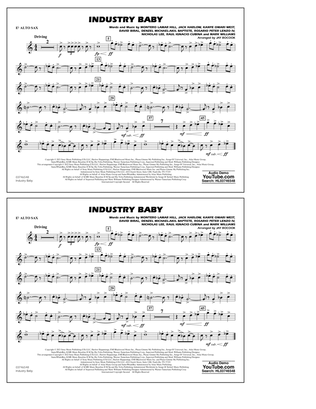 Industry Baby (arr. Jay Bocook) - Eb Alto Sax