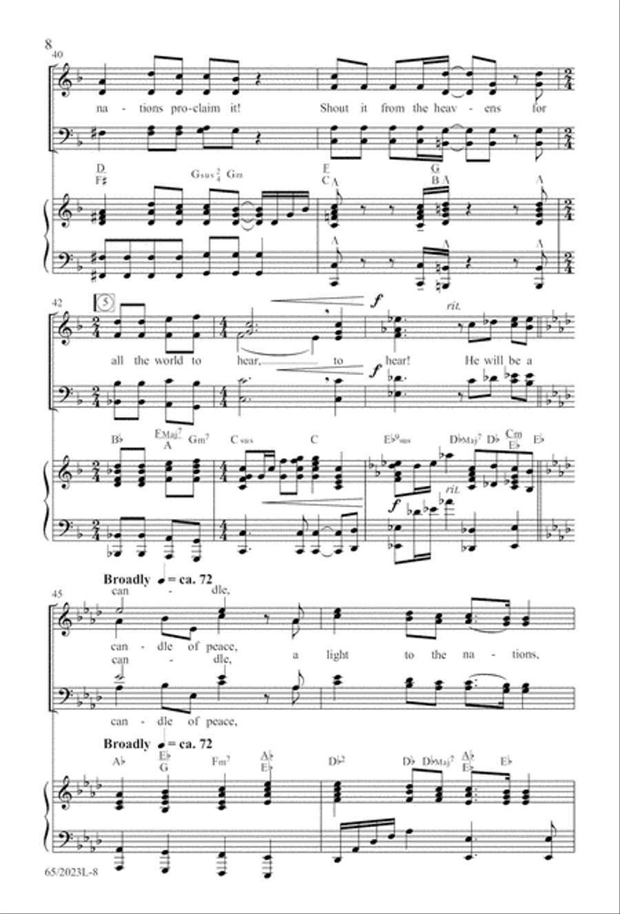 Child of Hope Child of Hope 4-Part scores gallery preview page 9