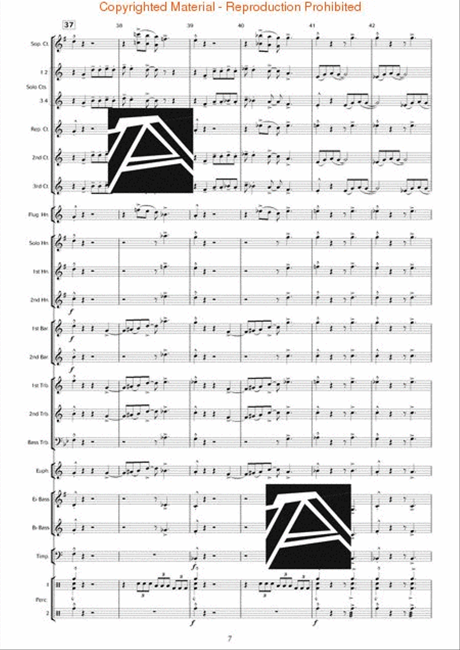 Rapsodia Borealis (for Trombone & Piano) Piano Accompaniment scores gallery preview page 8
