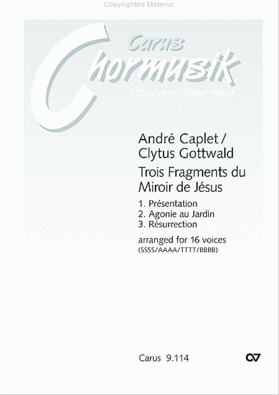 Trois Fragments de son Trois Fragments de son Choir scores gallery preview page 2