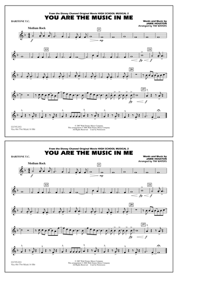 You Are the Music In Me (from High School Musical 2) - Baritone T.C.