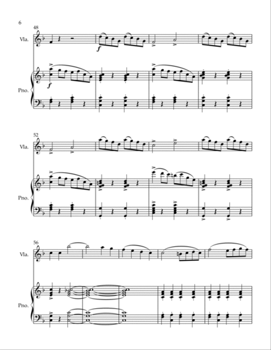Der Freischutz Viola scores gallery preview page 6