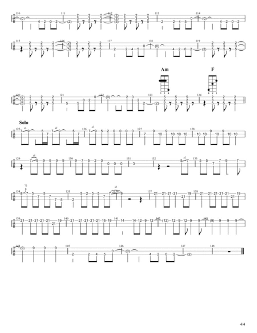Hey Hey Electric Guitar scores gallery preview page 5