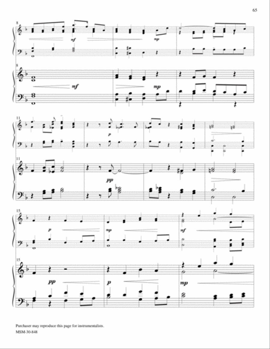 THE LORD BLESS YOU AND KEEP YOU from Let Praises Ring, V3 5-Octaves scores gallery preview page 2