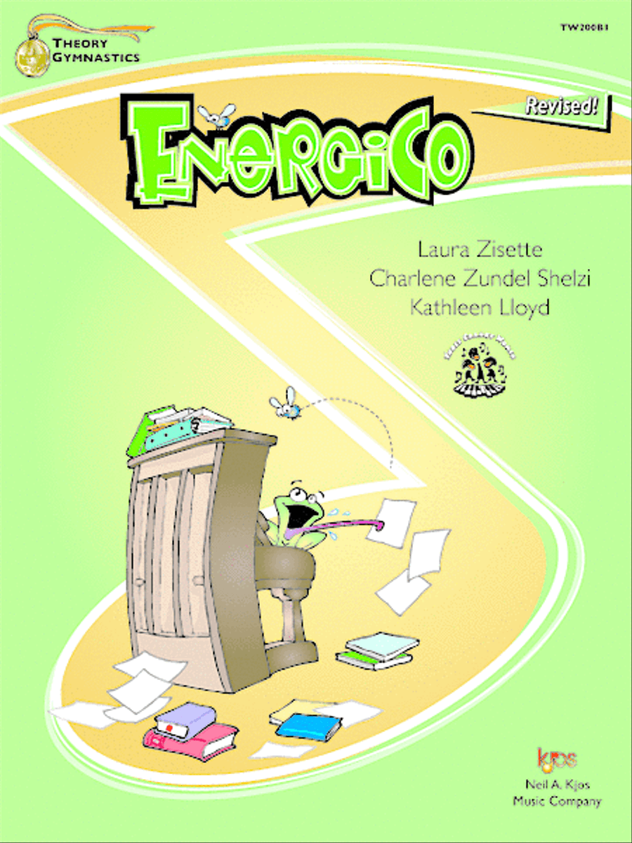 Theory Gymnastics: Energico (Level B) Piano Method scores gallery preview page 1
