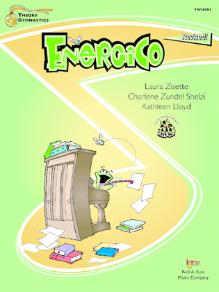 Book cover for Theory Gymnastics: Energico (Level B)