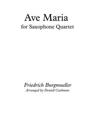 Ave Maria - For Saxophone Quartet