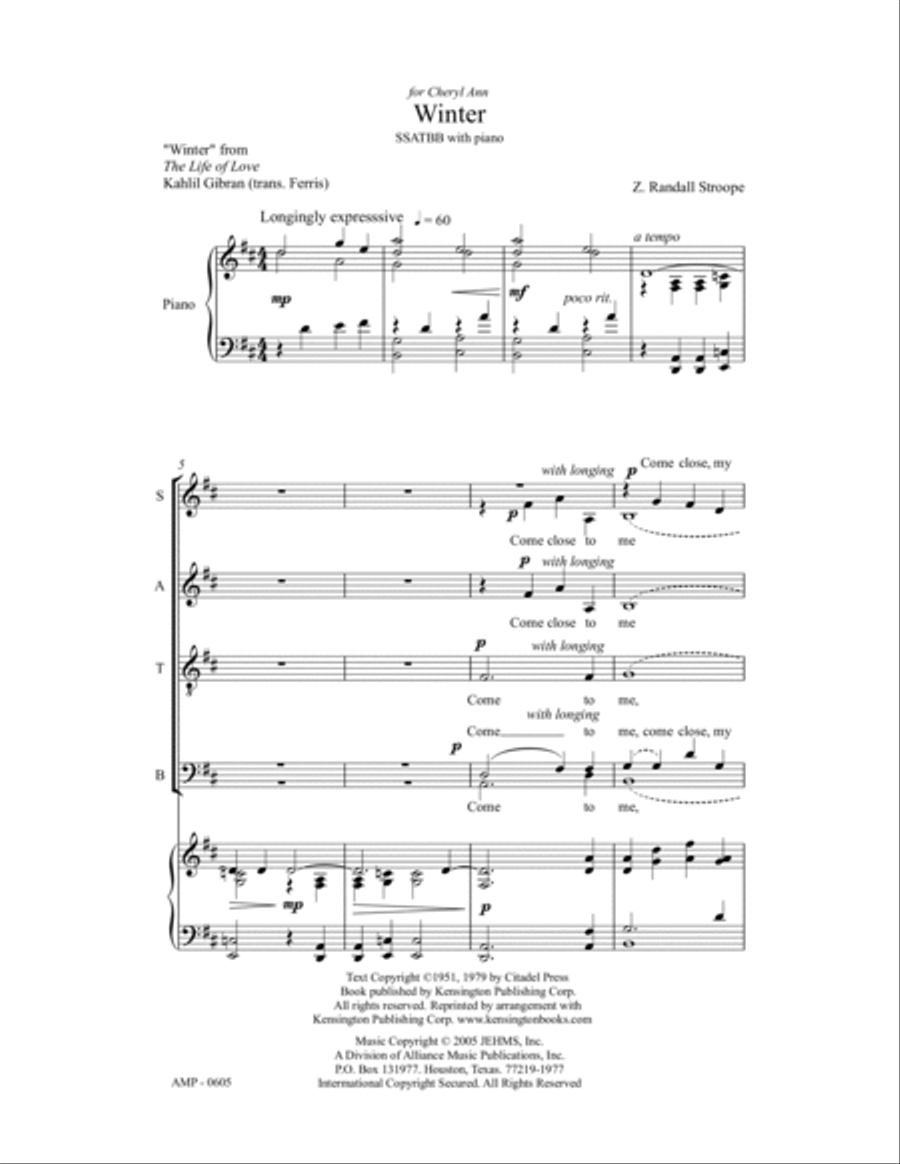 Winter SSATB scores gallery preview page 8