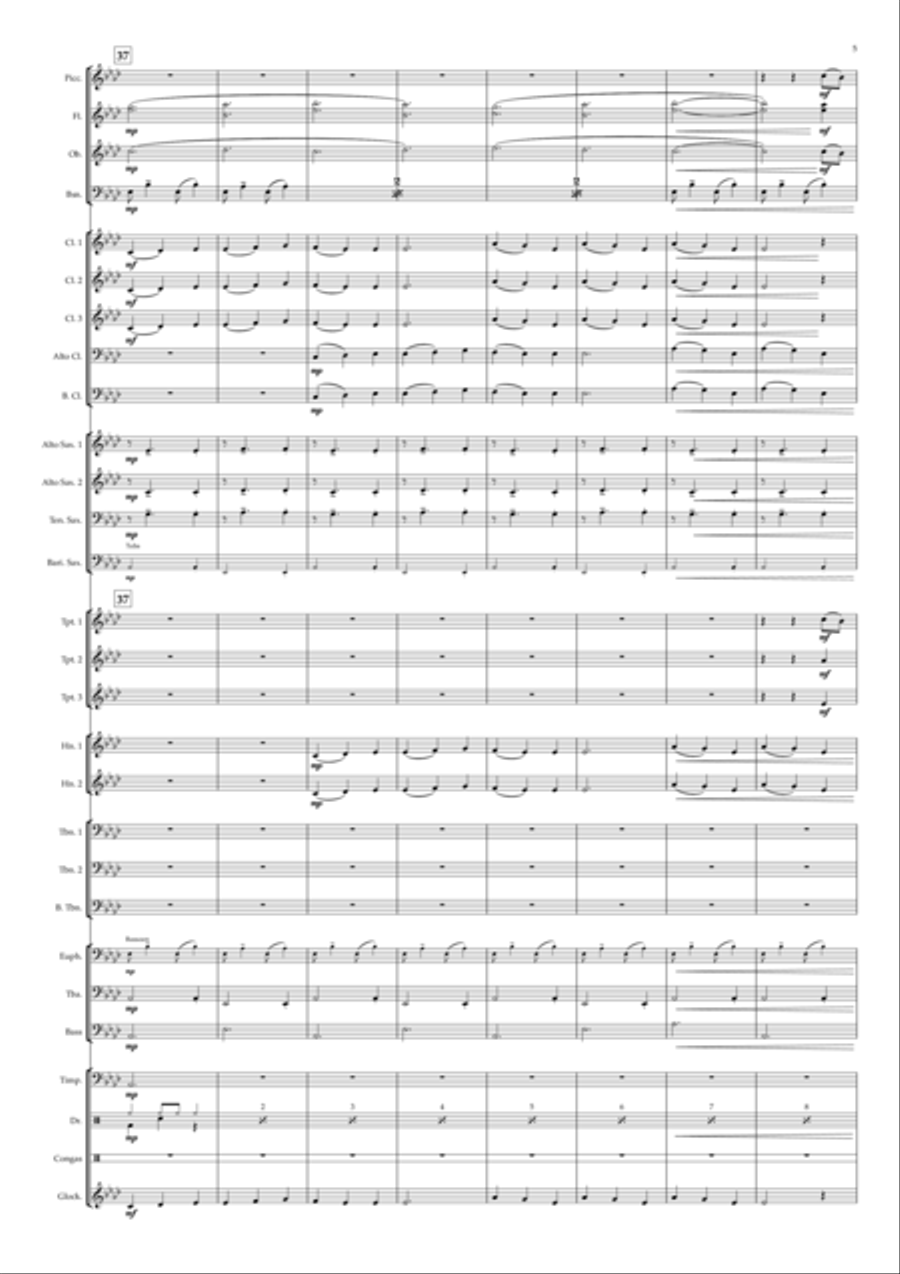Music Concert Band scores gallery preview page 5