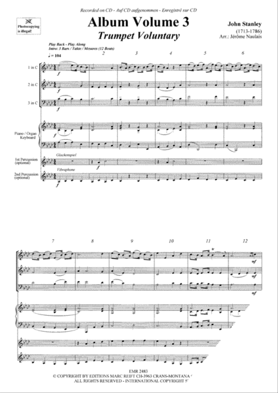 Album Volume 3 Brass Trio scores gallery preview page 3