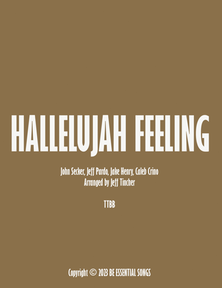 Book cover for Hallelujah Feeling