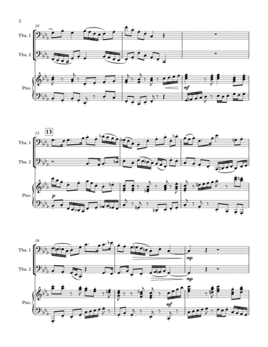Bachburg Concerto No. 5 for Two Tubas and Piano image number null