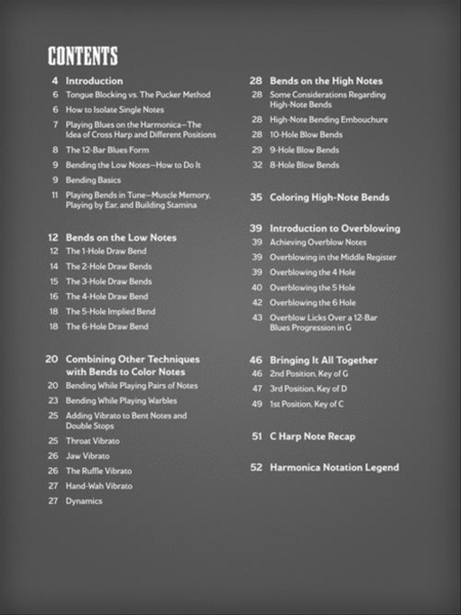 Blues Harmonica - Bending & Beyond Harmonica scores gallery preview page 4