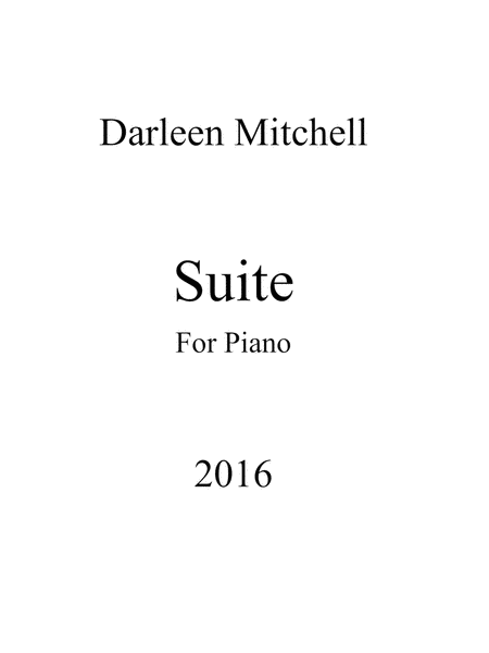 [Mitchell] Suite for Piano