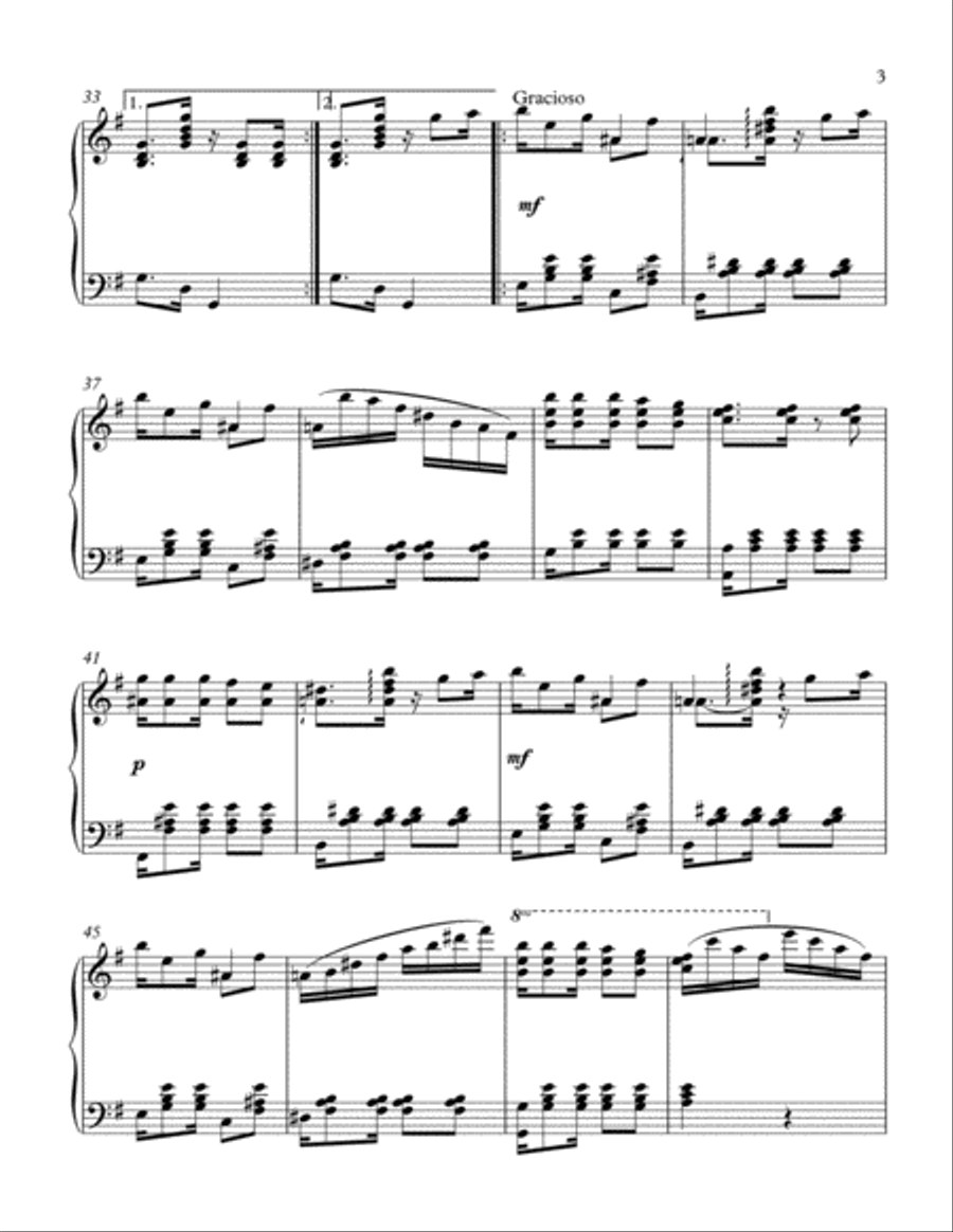 CUTUBA Piano Solo scores gallery preview page 3